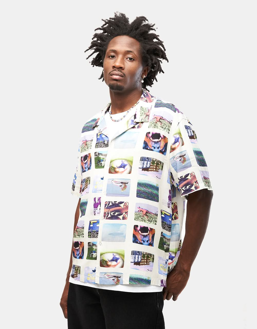 HUF 500 Channels S/S Resort Shirt - Multi