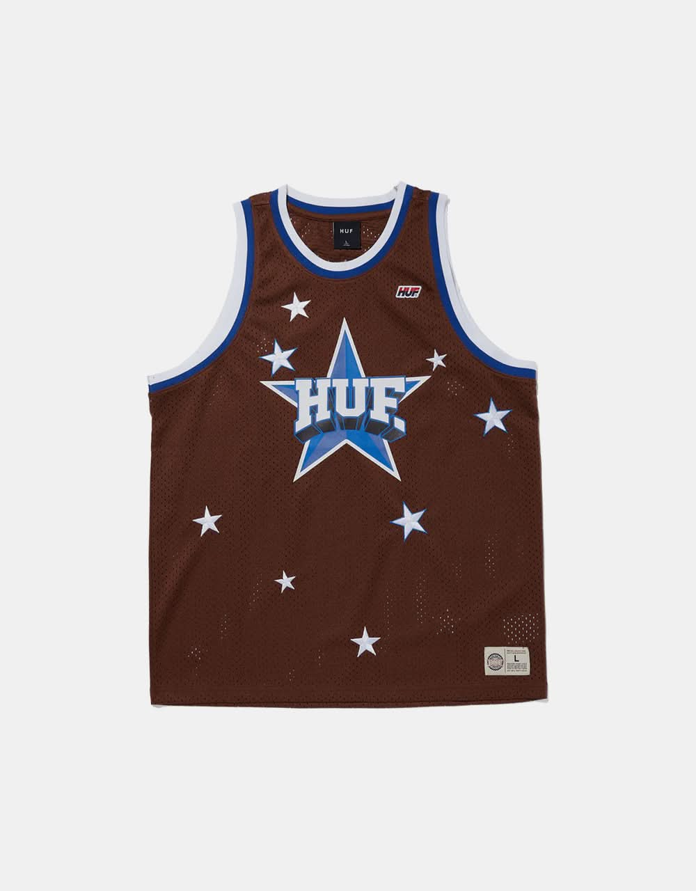 HUF All Star Basketball Jersey - Brown