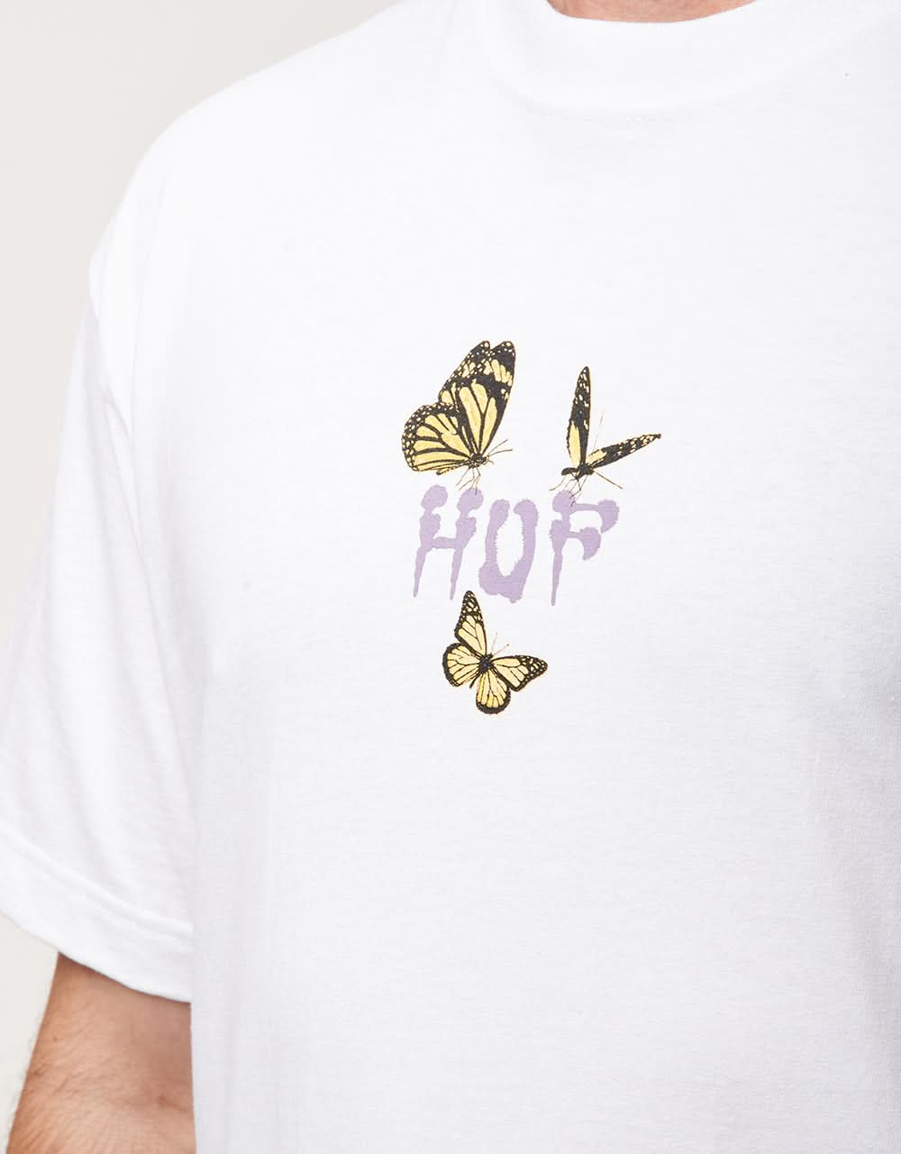 T-shirt HUF Fly Trap - bianca