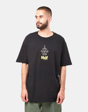 T-shirt HUF Clownin Around - nera