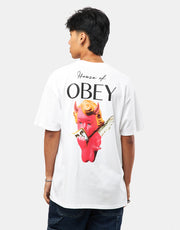 Obey Camiseta House Of Obey - Blanco