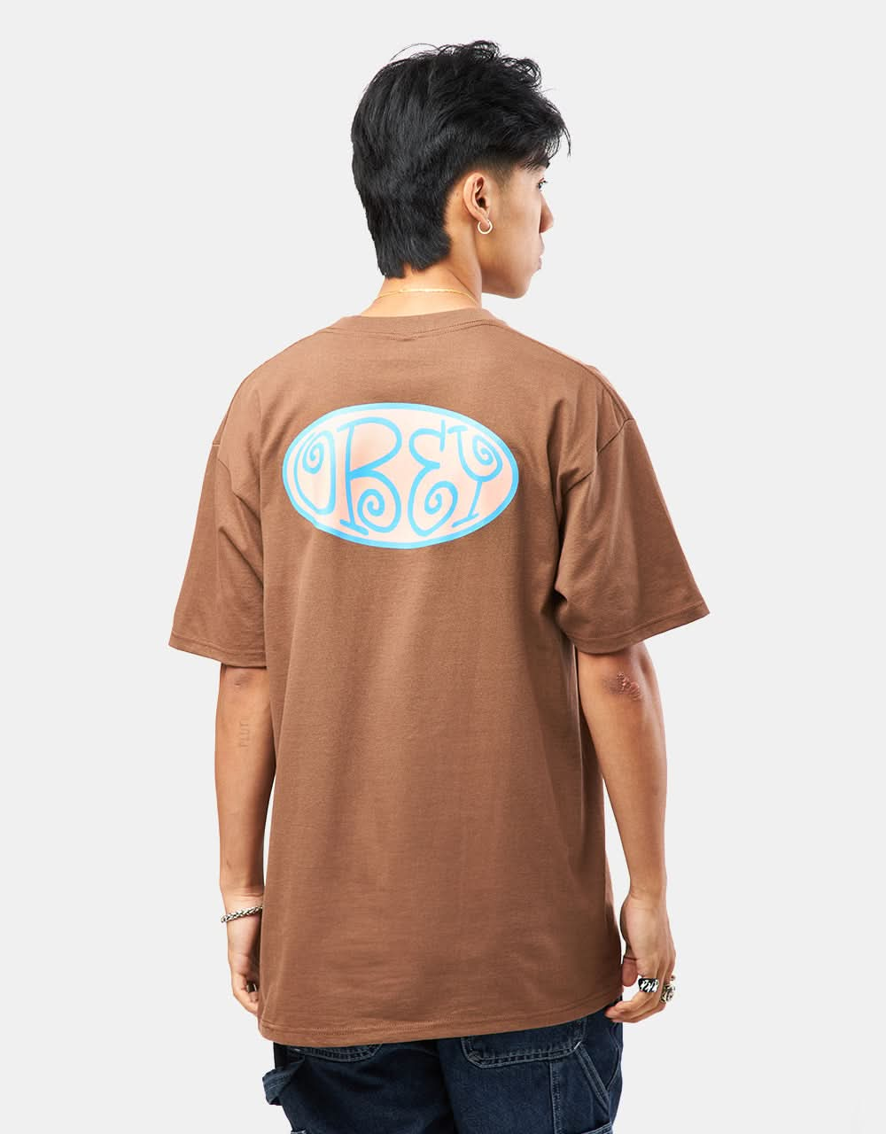 Obey Bean T-Shirt - Silt