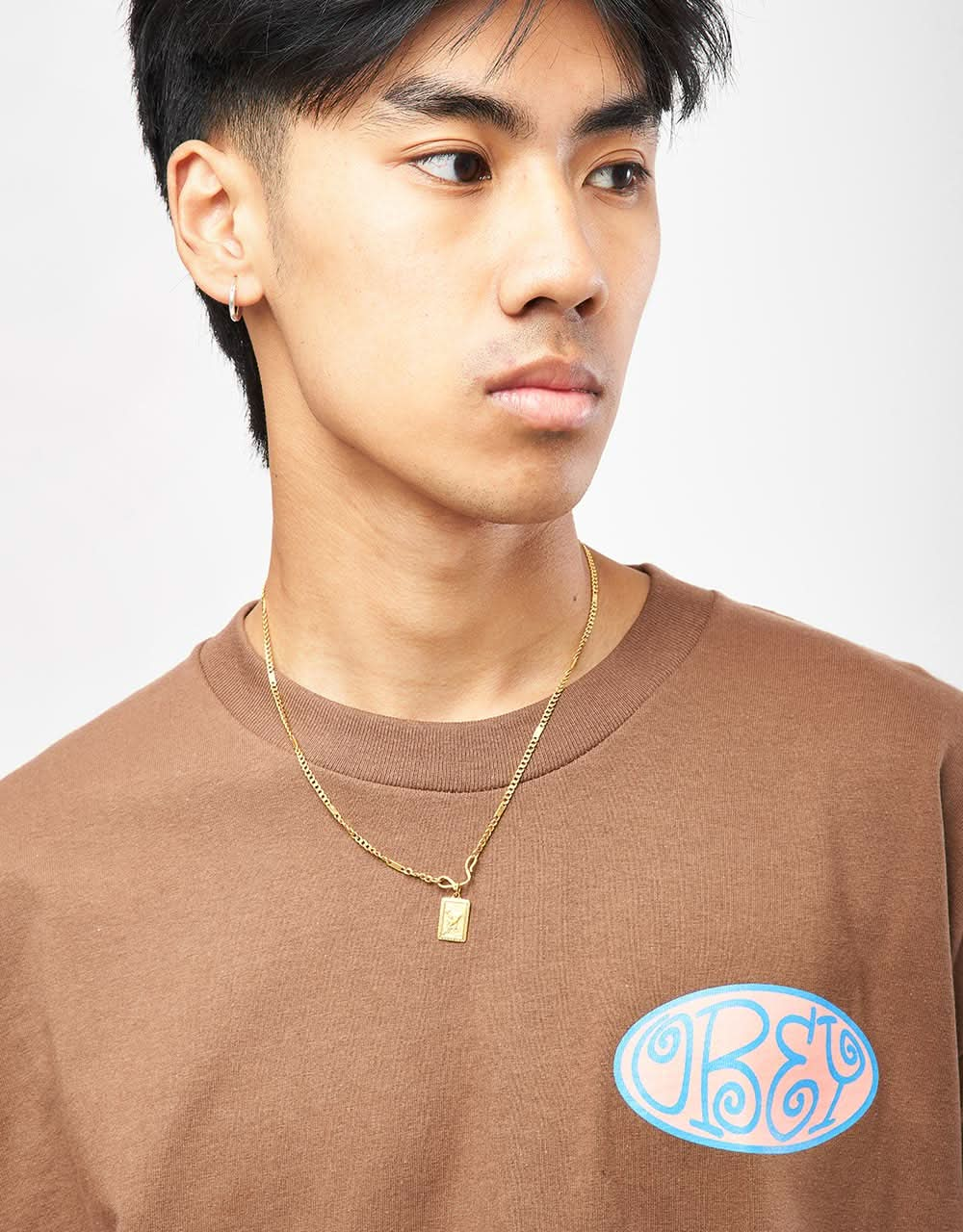 Obey Bean T-Shirt - Silt