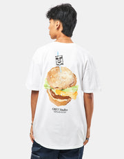 Camiseta Obey Visual Food For Your Mind - Blanco