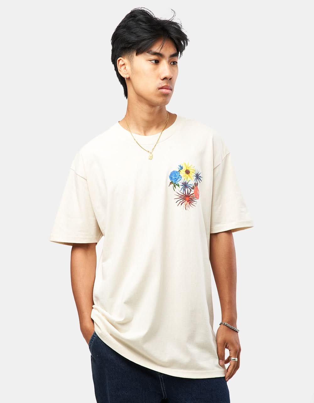 Obey Summer Time T-Shirt - Cream