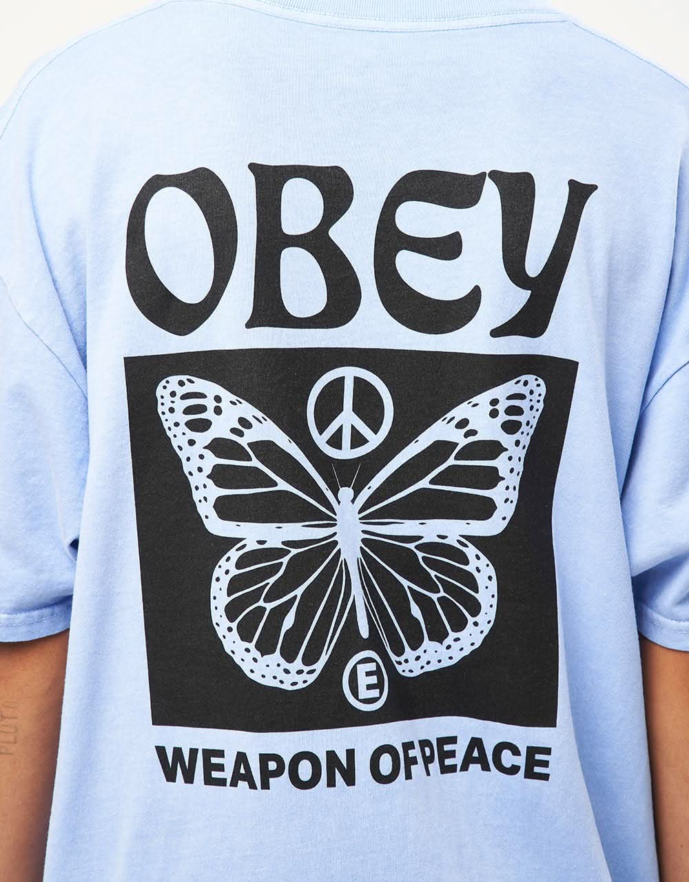 Obey Weapon Of Peace Pigment T-Shirt - Pigment Hydrangea