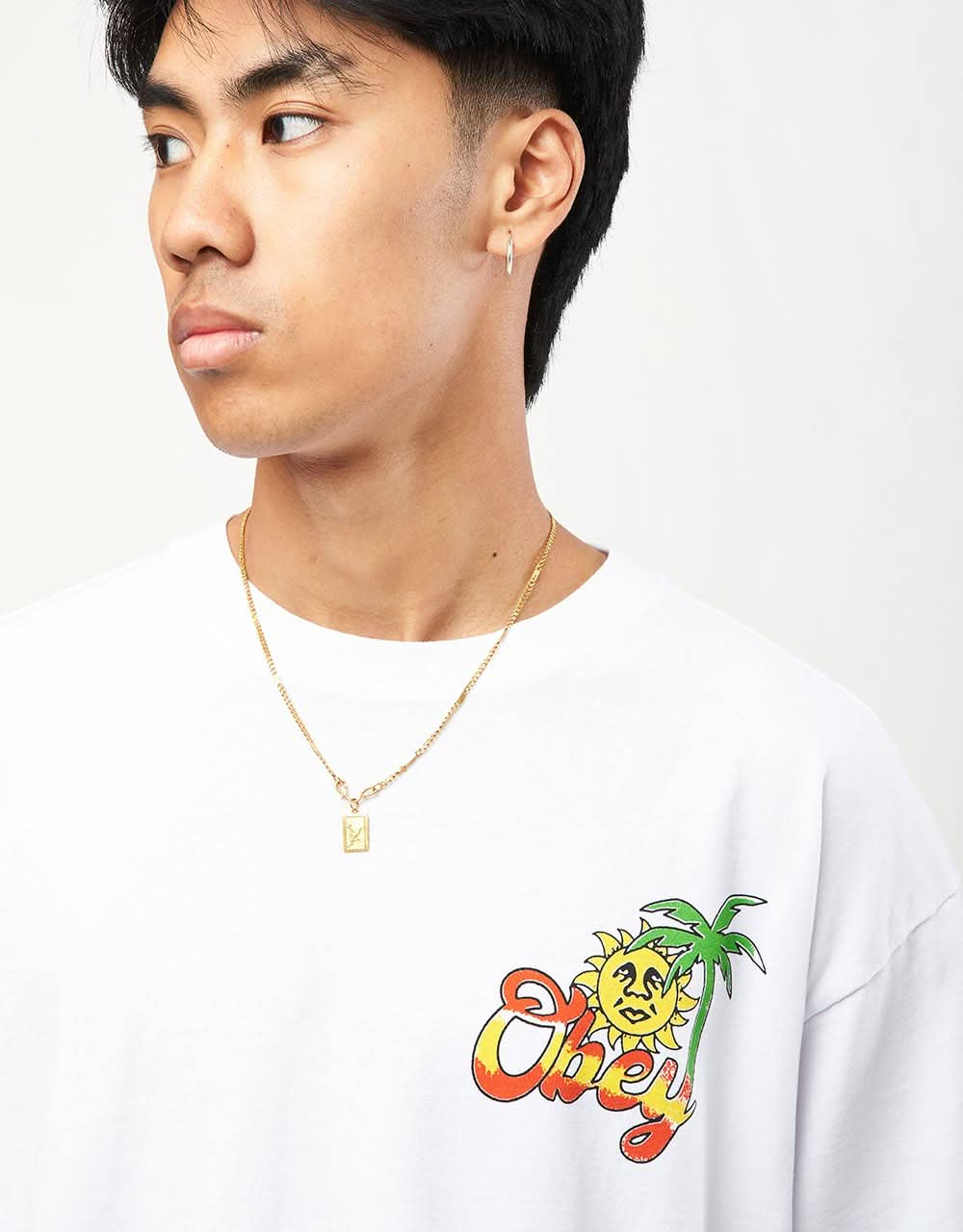 Obey Island Of Obey Heavyweight Box T-Shirt - White