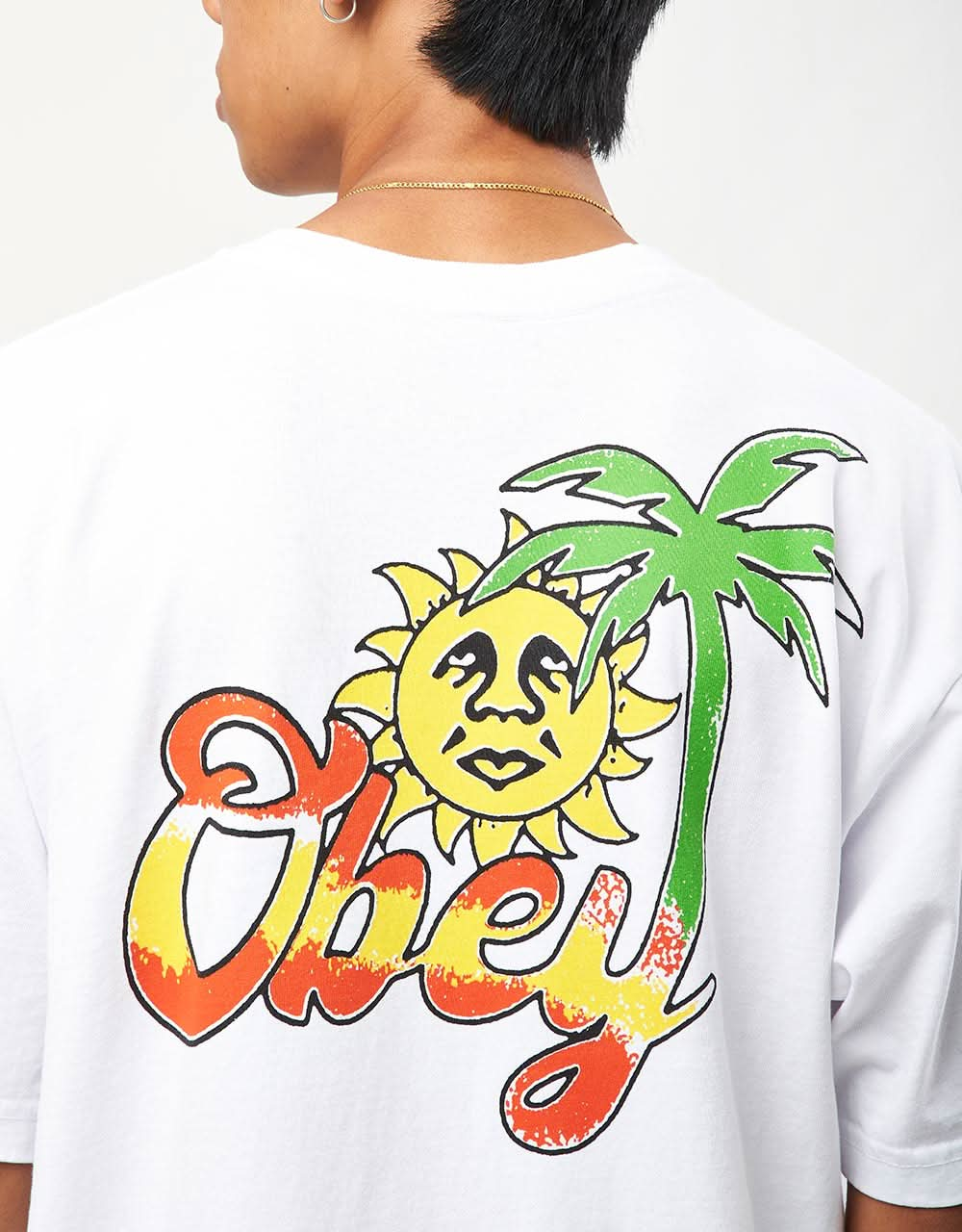 Obey Island Of Obey Heavyweight Box T-Shirt - White