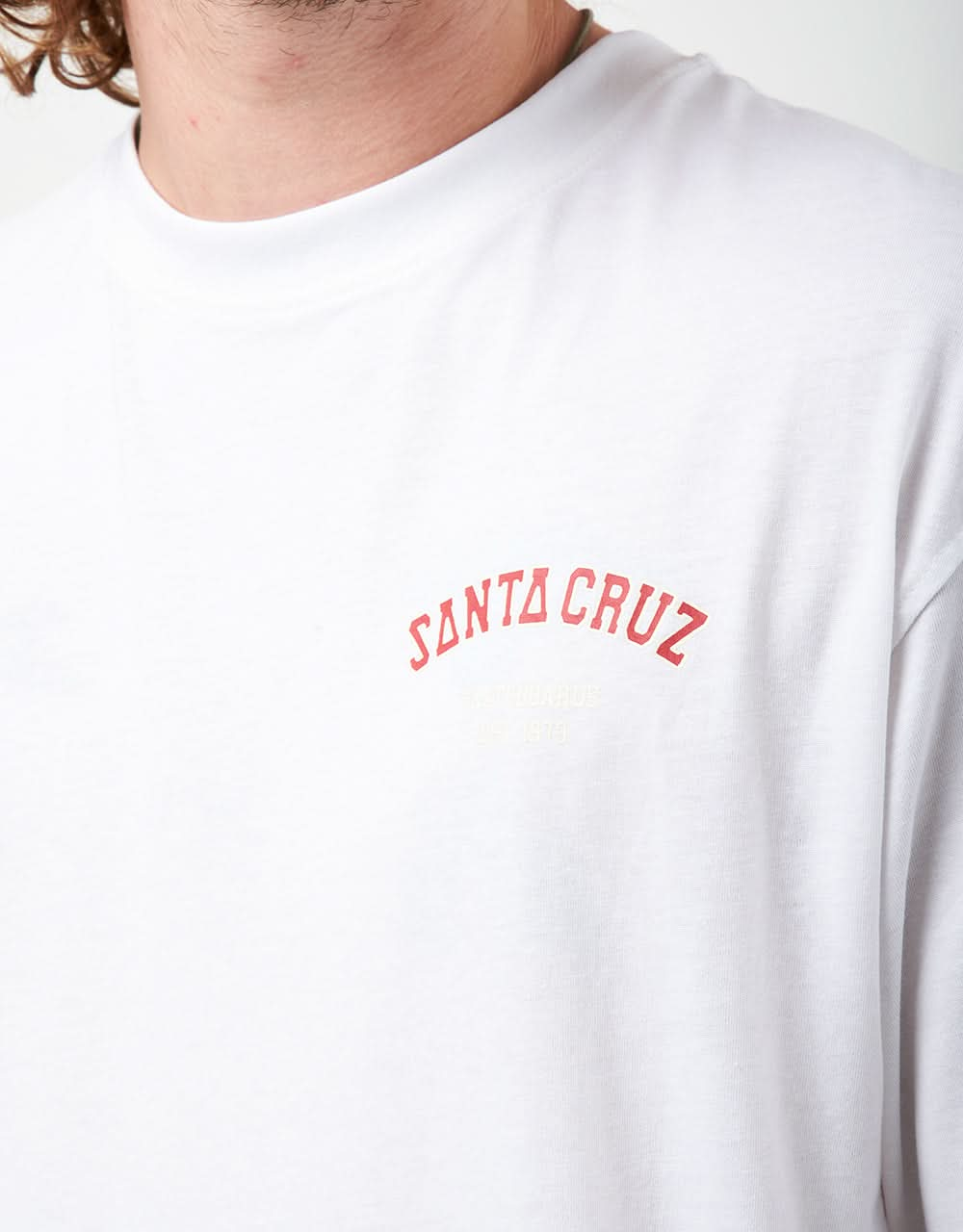 Santa Cruz Screaming Foam Hand T-Shirt - White