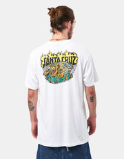 T-Shirt Santa Cruz Salba Tiger Redux - Blanc