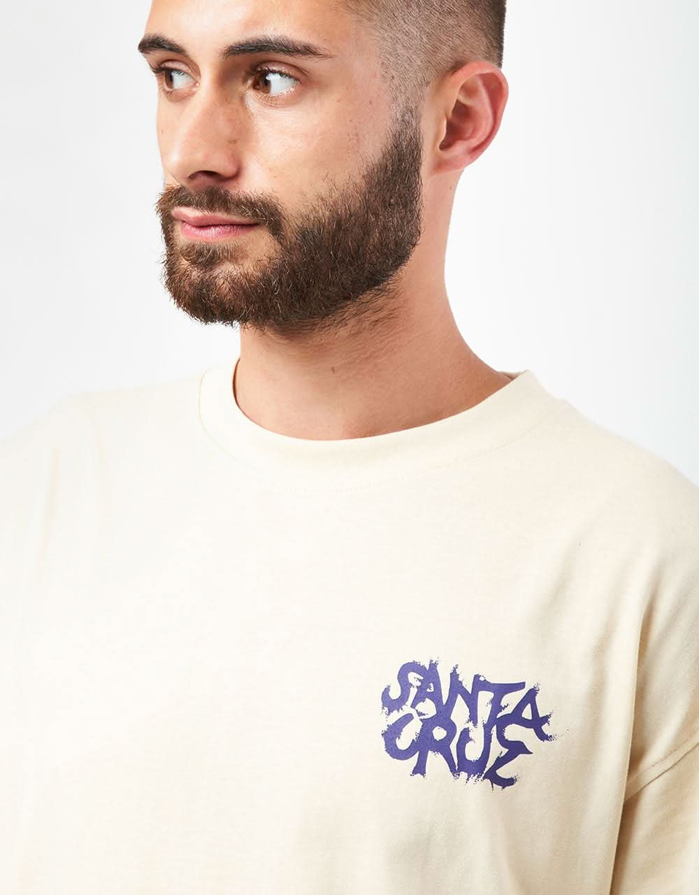 Santa Cruz Knox Firepit Dot T-Shirt - Sand