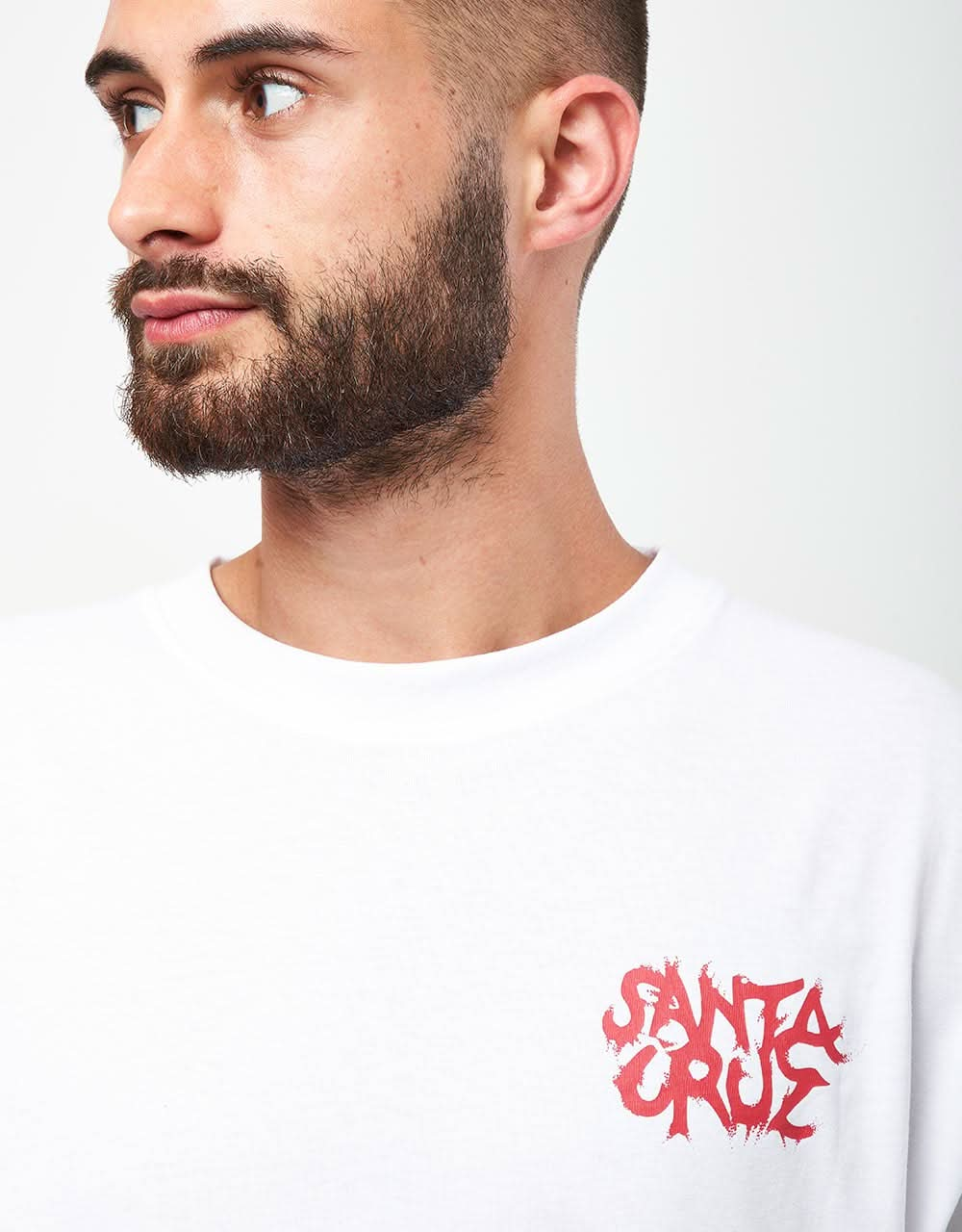 T-shirt Santa Cruz Knox Firepit Dot - bianca