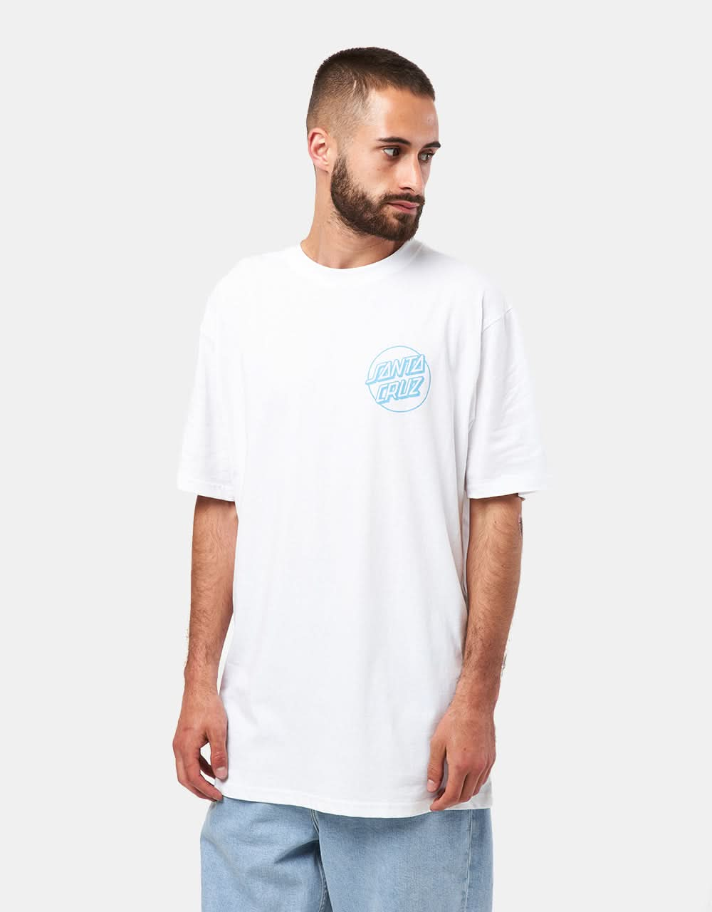 T-shirt EXCLUSIF Santa Cruz Pace Ritual - Blanc