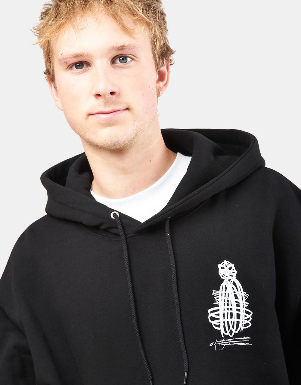 Sudadera con capucha Last Resort x Julian Smith Expando - Negro/Blanco