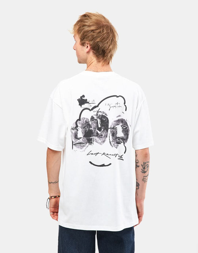 T-shirt Last Resort x Julian Smith Heads - Bianca/Nera