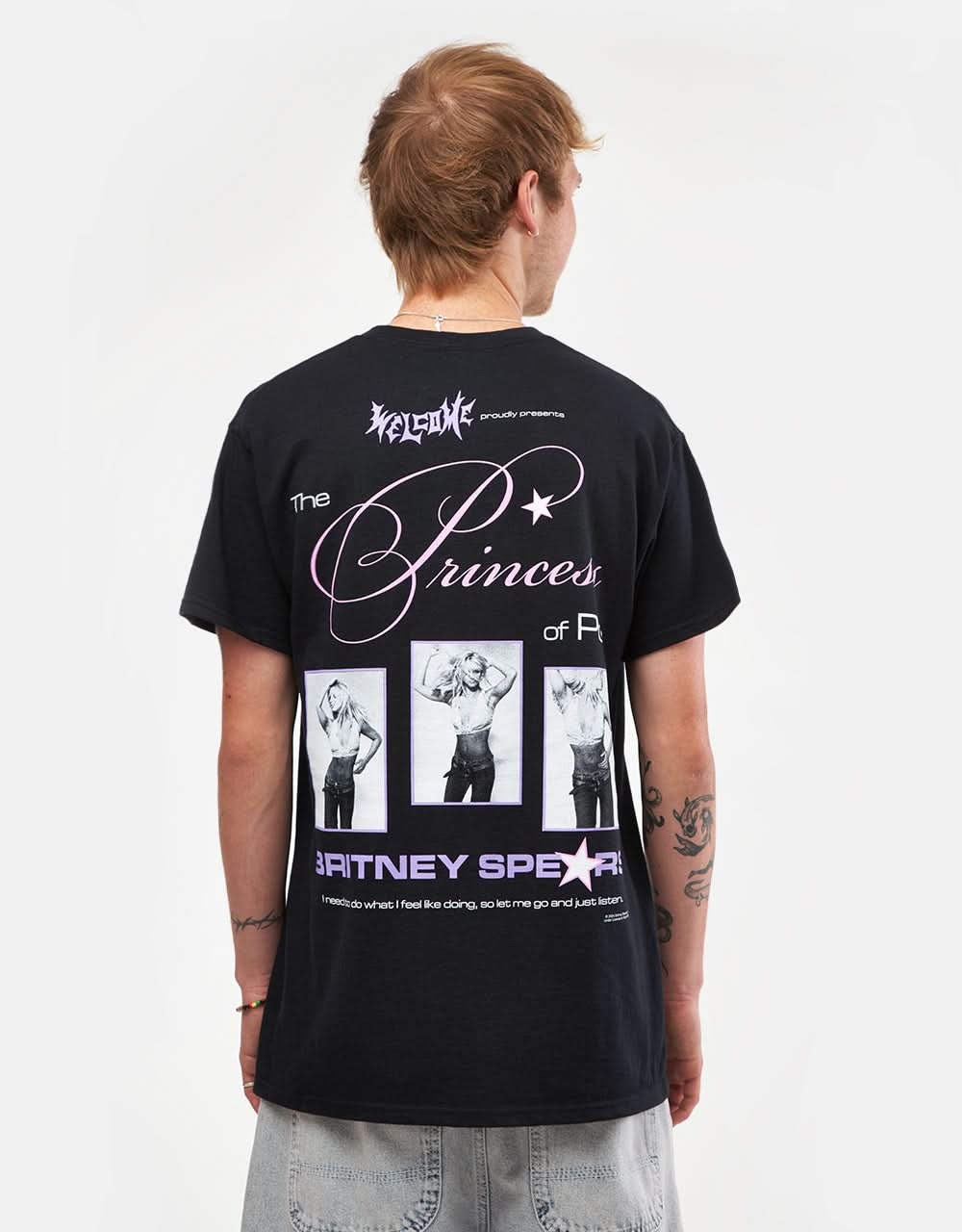 T-shirt Welcome x Britney Spears Princess - Nera