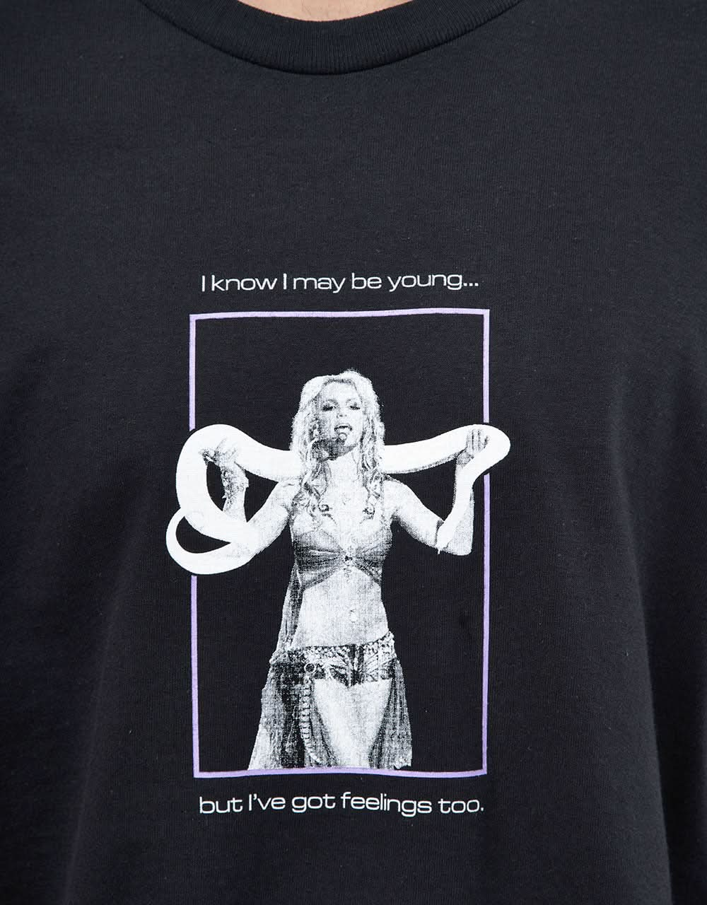 T-shirt Welcome x Britney Spears Princess - Nera