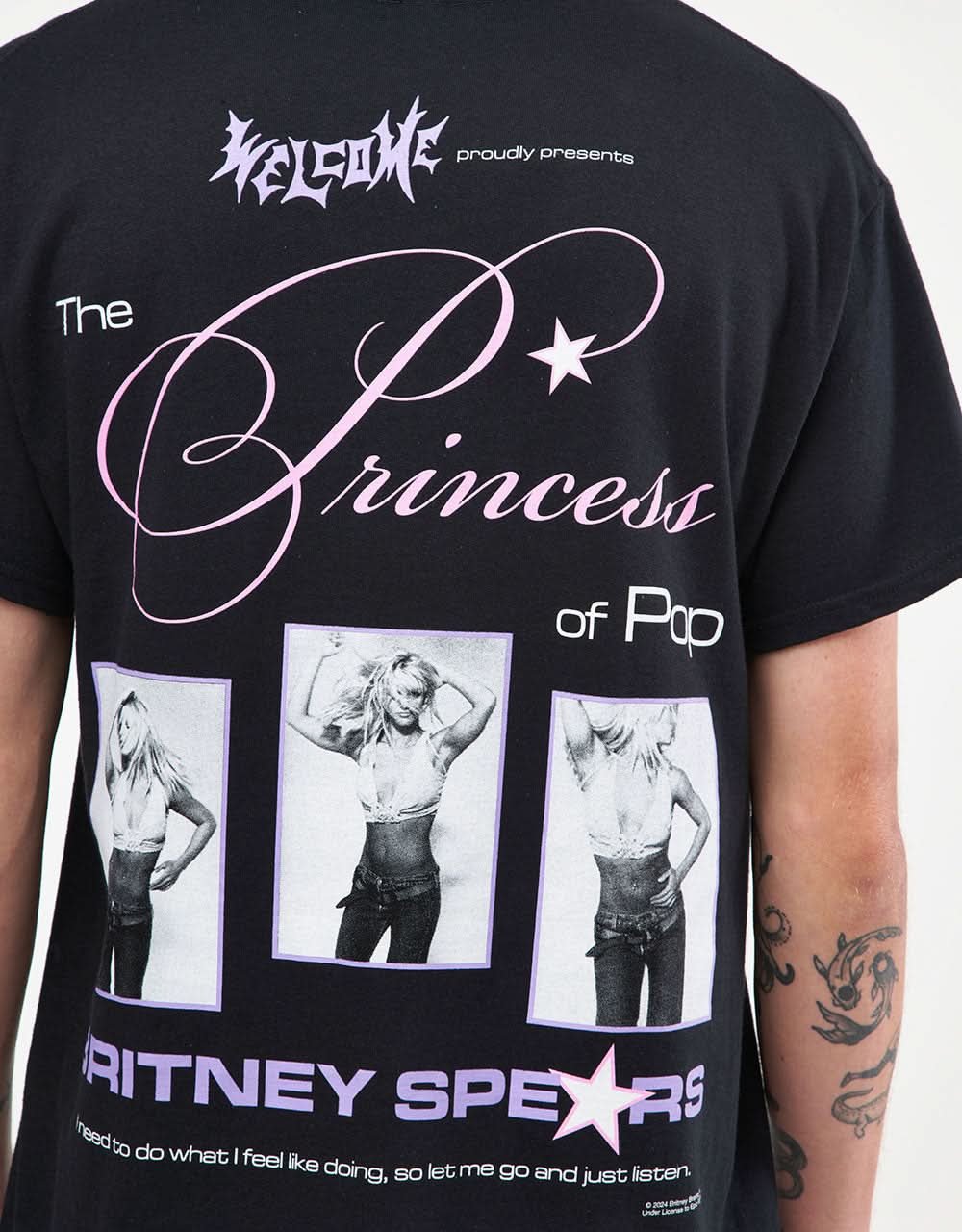 Welcome x Britney Spears Princess T-Shirt - Black