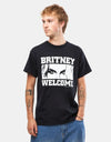 T-Shirt Welcome x Britney Spears jusqu'à la fin du monde - Noir