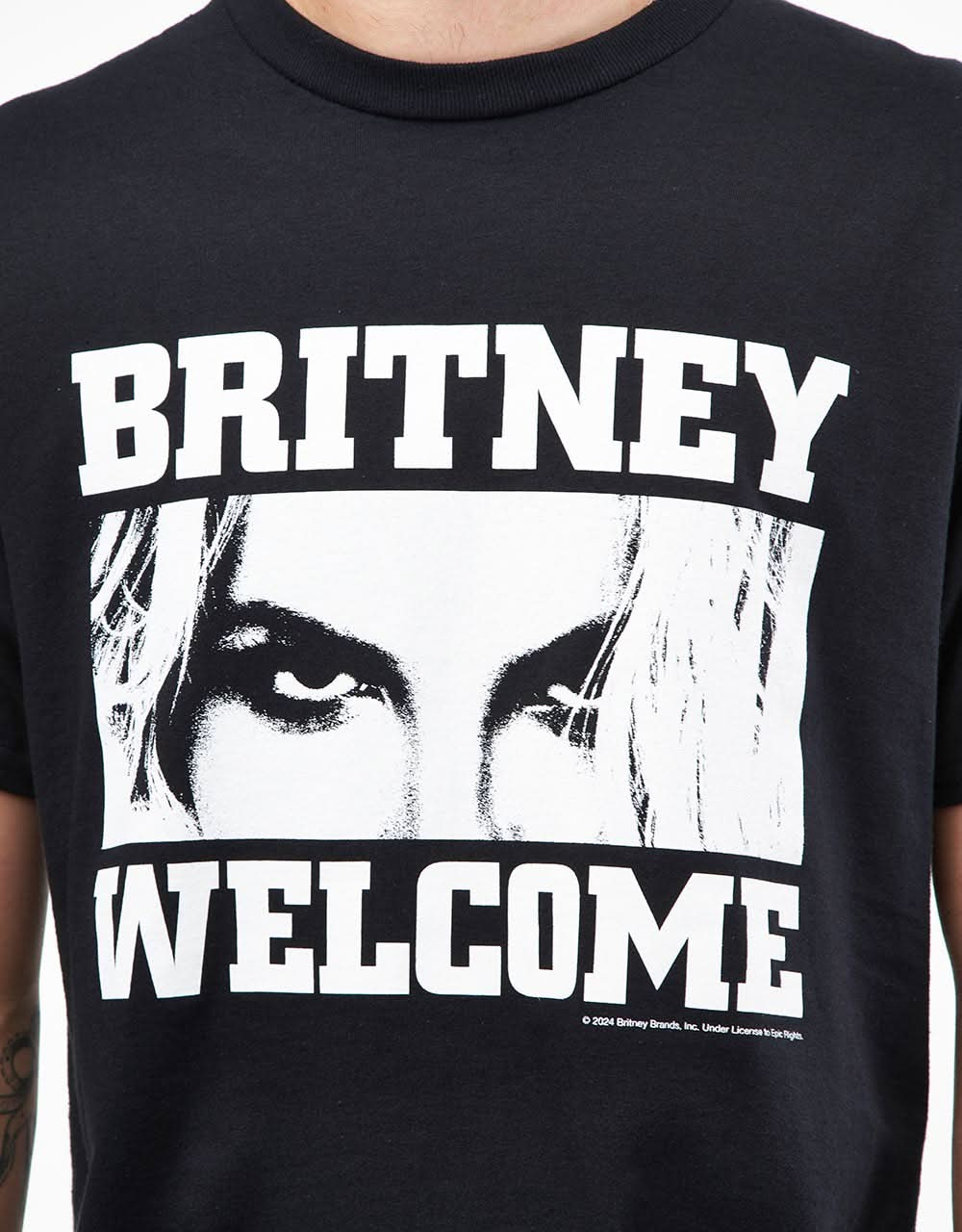 Camiseta Welcome x Britney Spears Hasta el fin del mundo - Negro