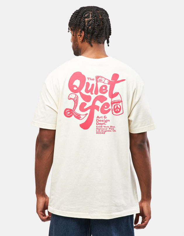 T-shirt du département de design de Quiet Life - Crème