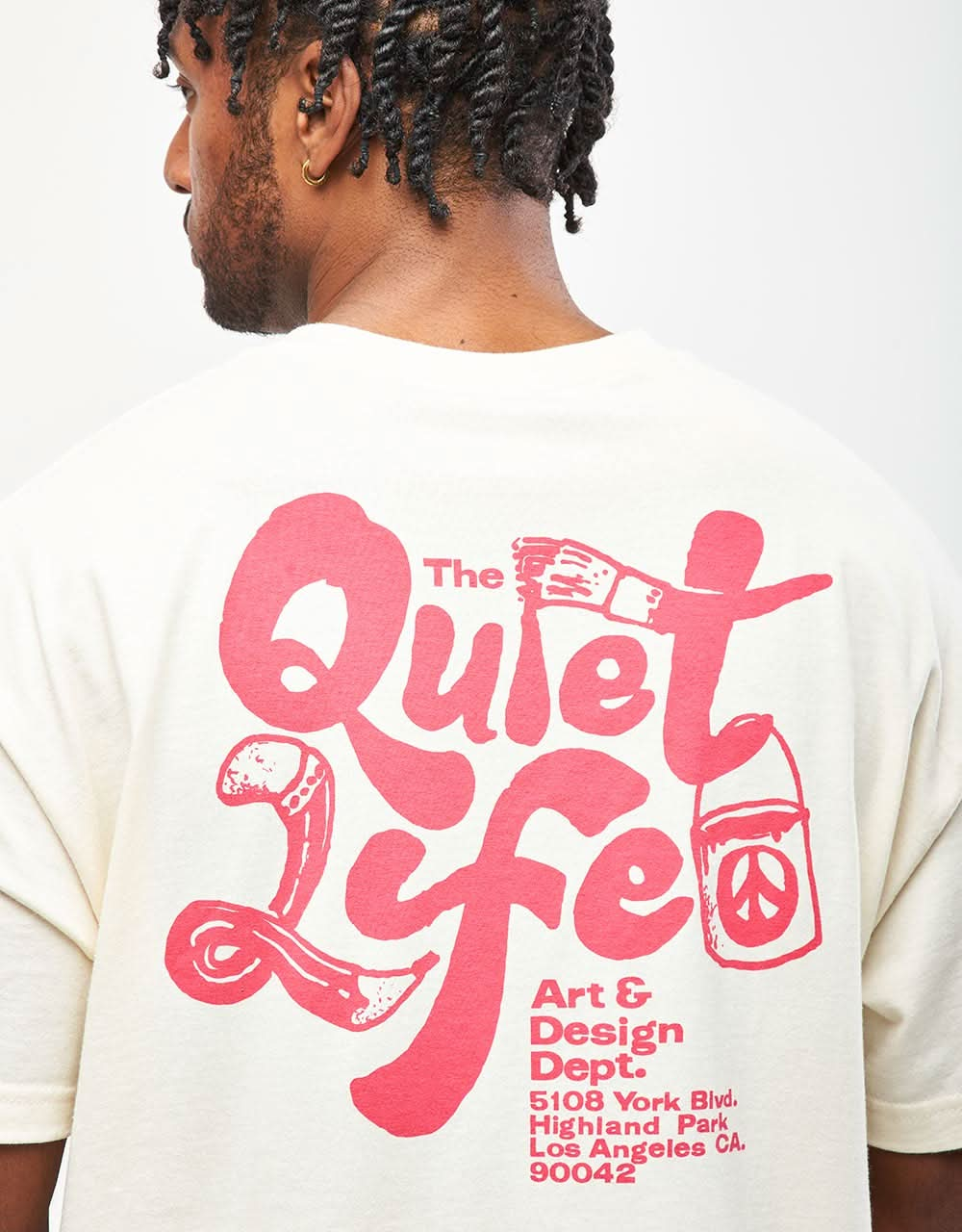 The Quiet Life Design Department T-Shirt - Cream