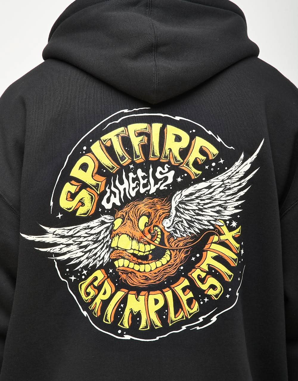 Spitfire x Grimple Stix Flying Grimple Pullover Hoodie - Black