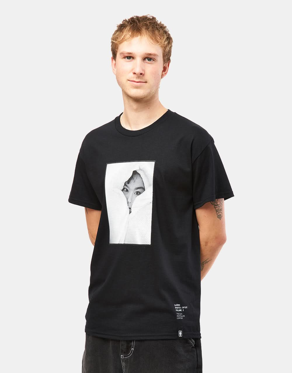 Foto de Girl x Spike Jonze Bjork vol. Camiseta 2 - Negro