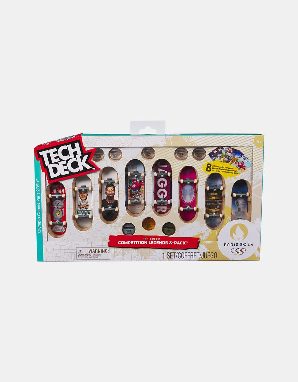 Tech Deck Légendes de la compétition olympique - Pack de 8