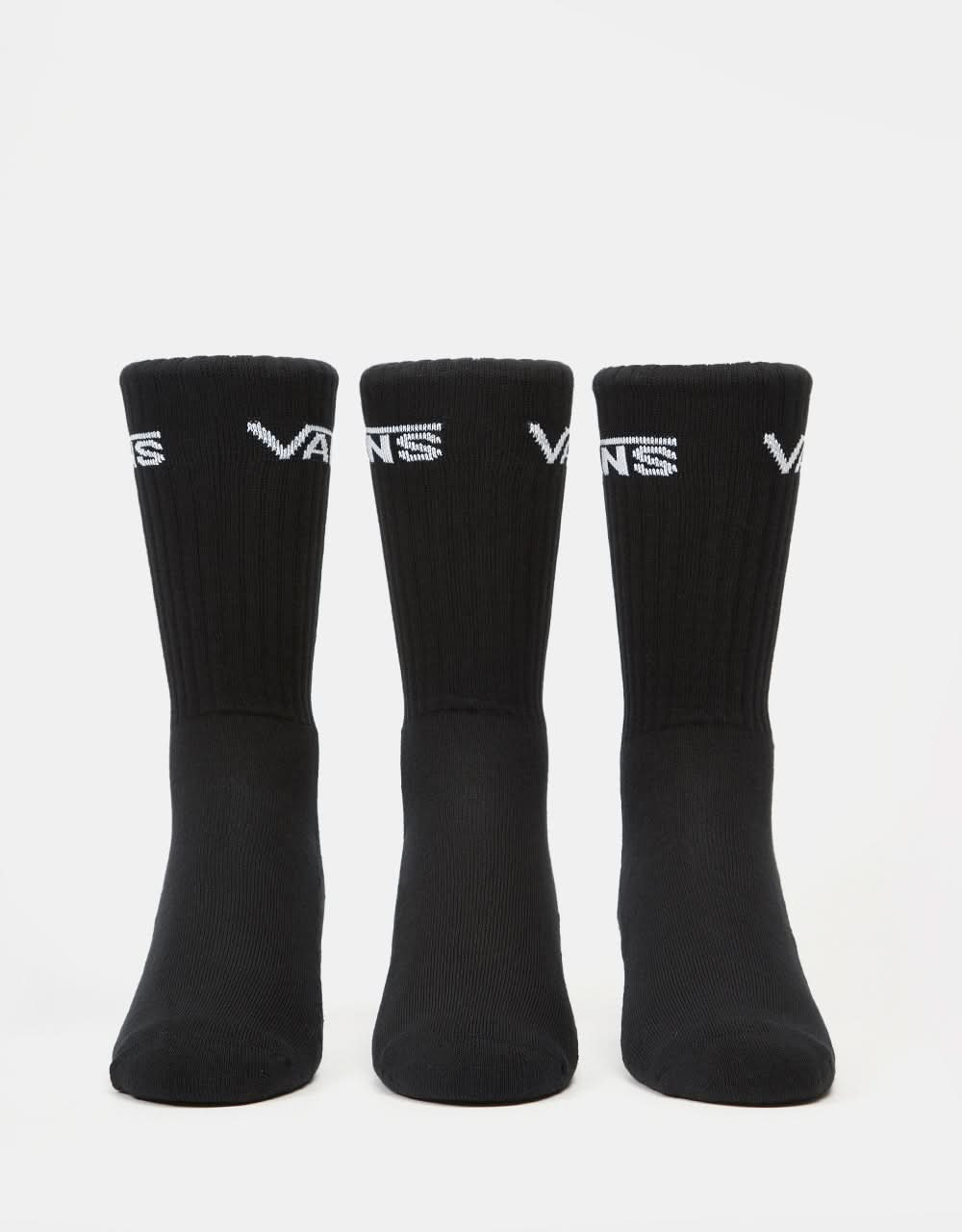 Lot de 3 paires de chaussettes Vans Classic Crew - Noir