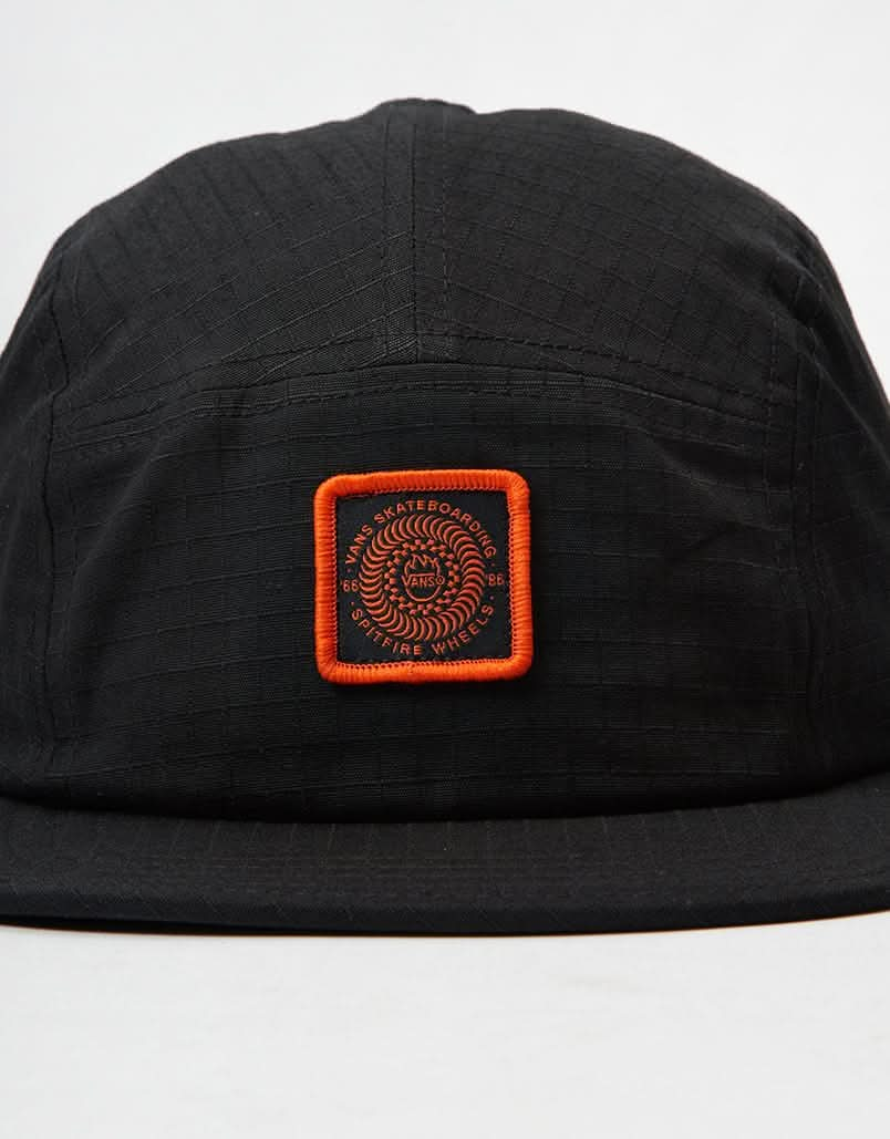 Vans x Spitfire Wheels 5 Panel Cap - Black