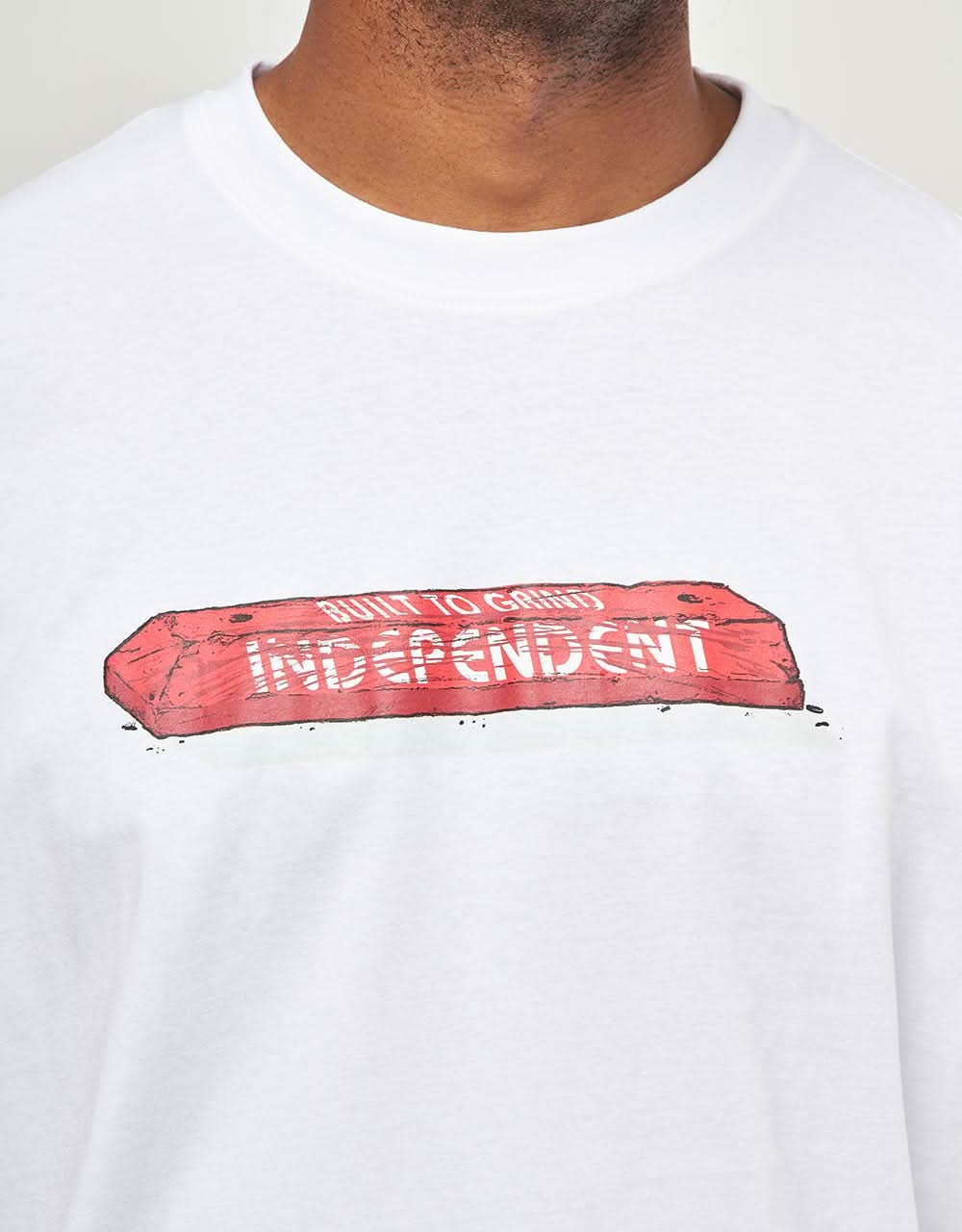 T-Shirt Independent BTG Curb Front - Blanc