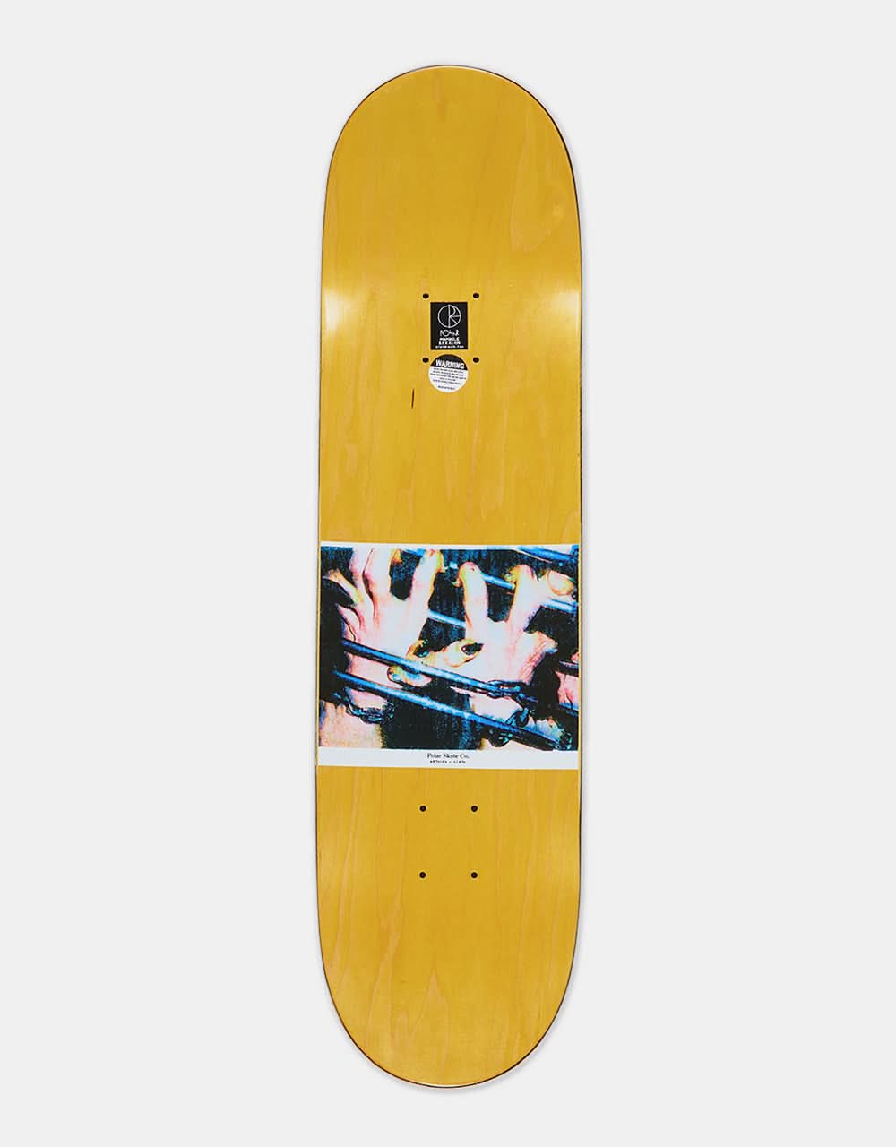 Polar Grund Tweaked Hands Skateboard Deck