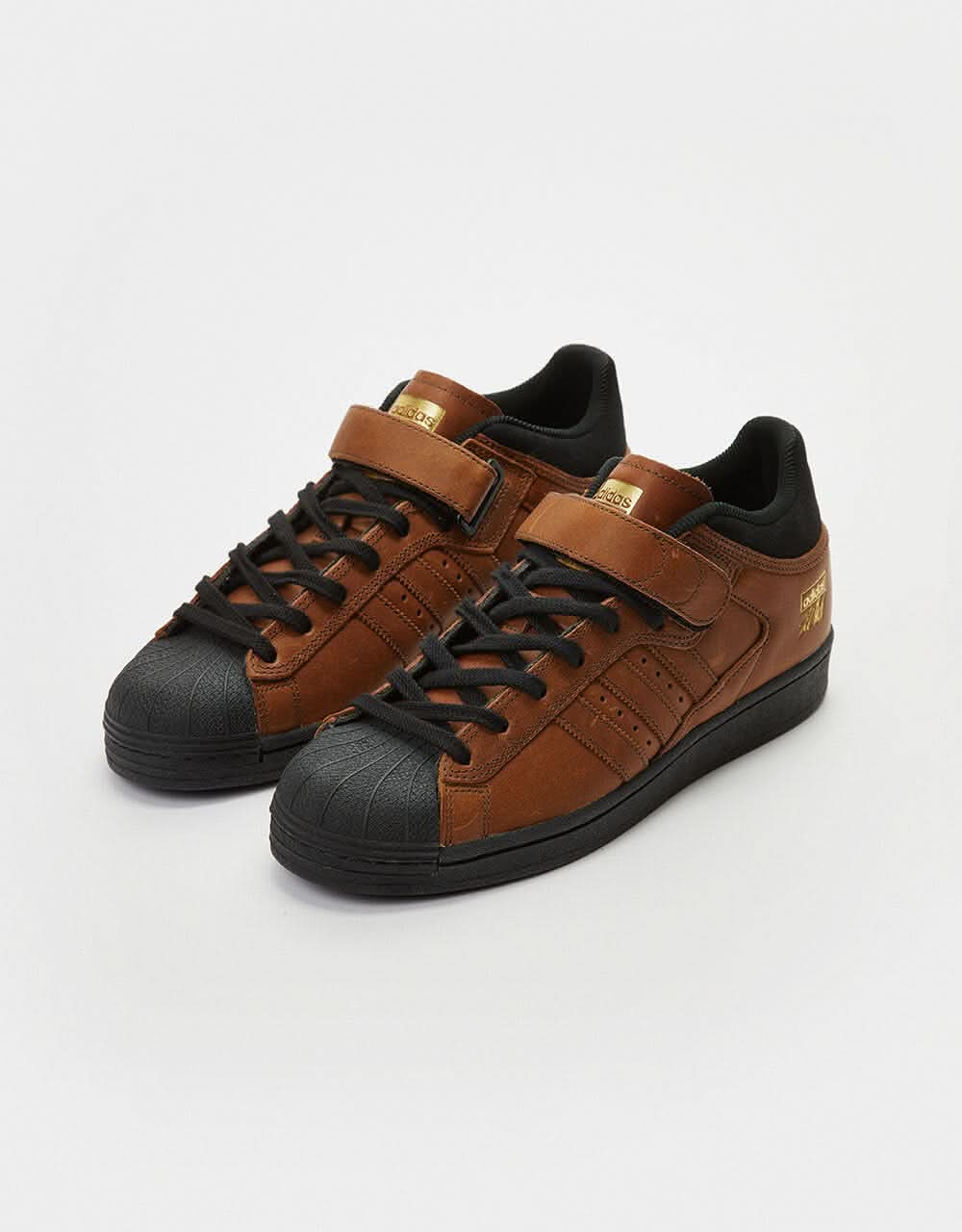 adidas x Heitor Pro Shell ADV Skate Shoes - Dark Brown/Dark Brown/Core Black