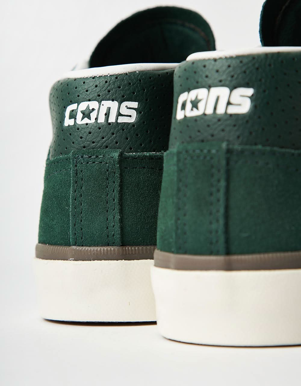 Converse Louie Lopez Pro Mid Skate Shoes - Deep Emerald/White/Egret