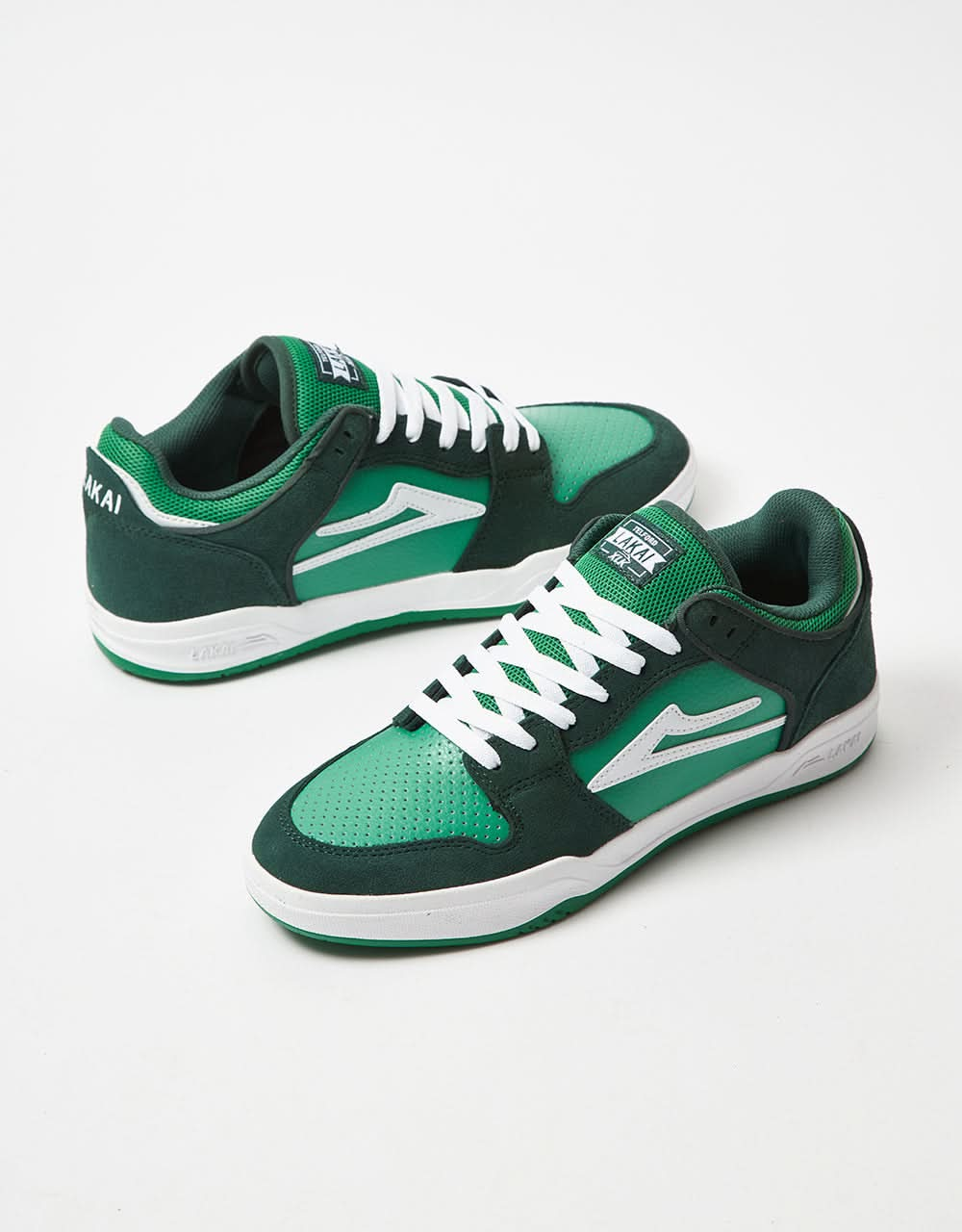 Zapatos de skate Lakai Telford - Ante verde