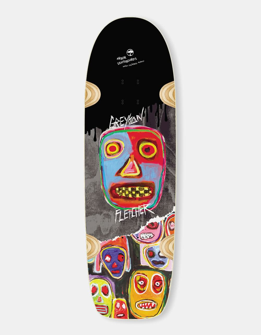 Arbor Deck Greyson Portal Hopper Skateboard Deck - 9.75"