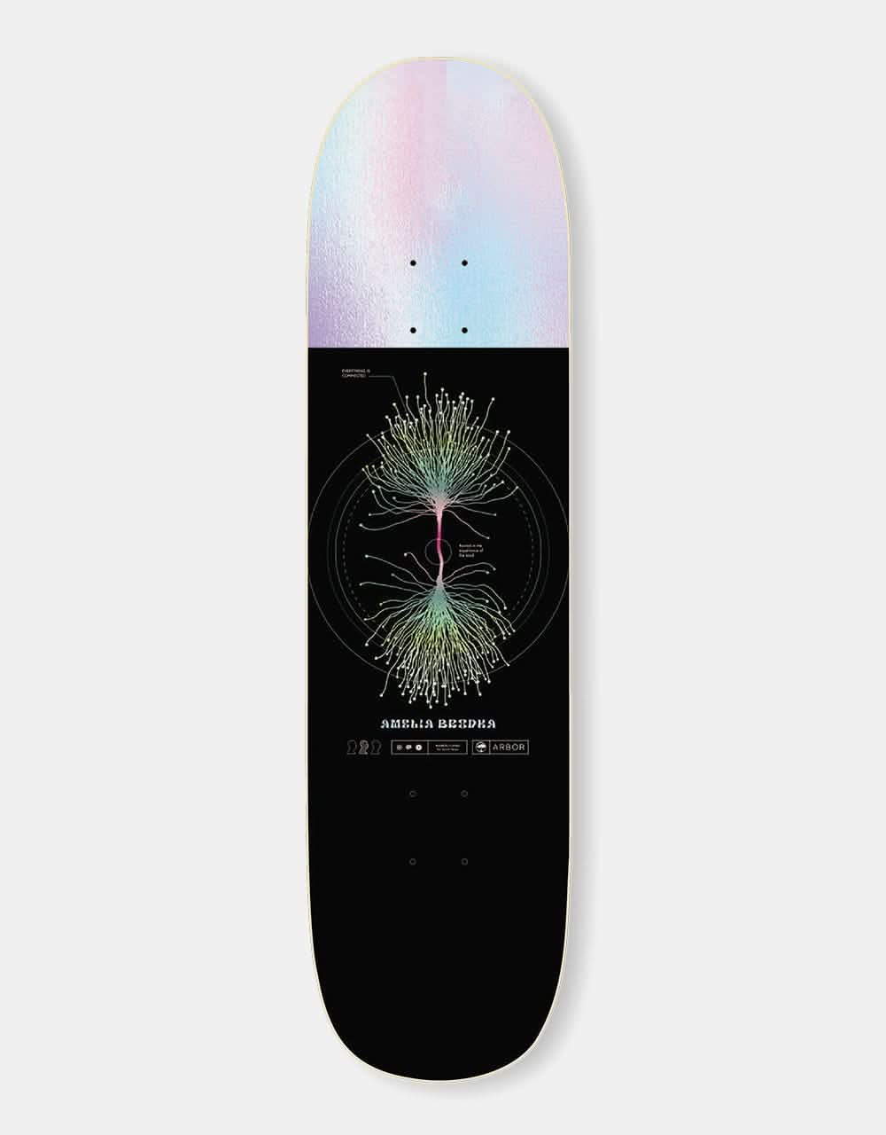 Arbor Amelia Neuron Skateboard Deck - 8.25"