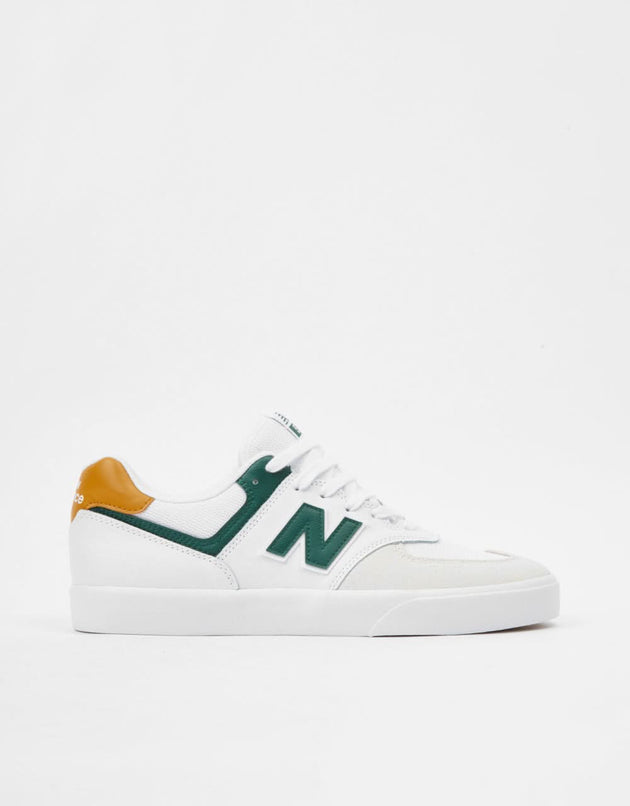 Scarpe da skate New Balance Numeric 574 Vulc - Bianco/Foresta