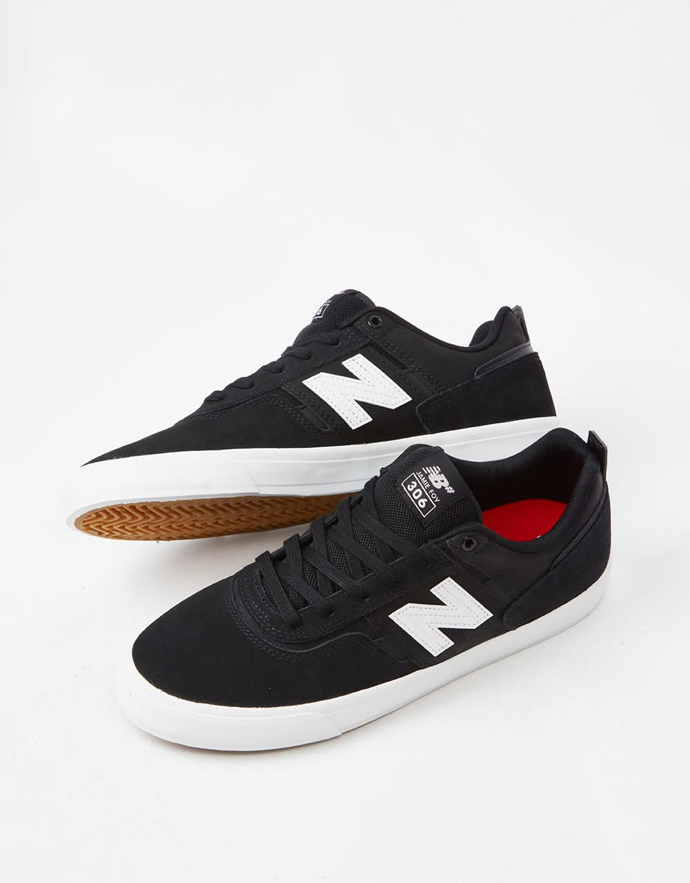 New Balance Numeric Jamie Foy 306 Skate Shoes - Black/White