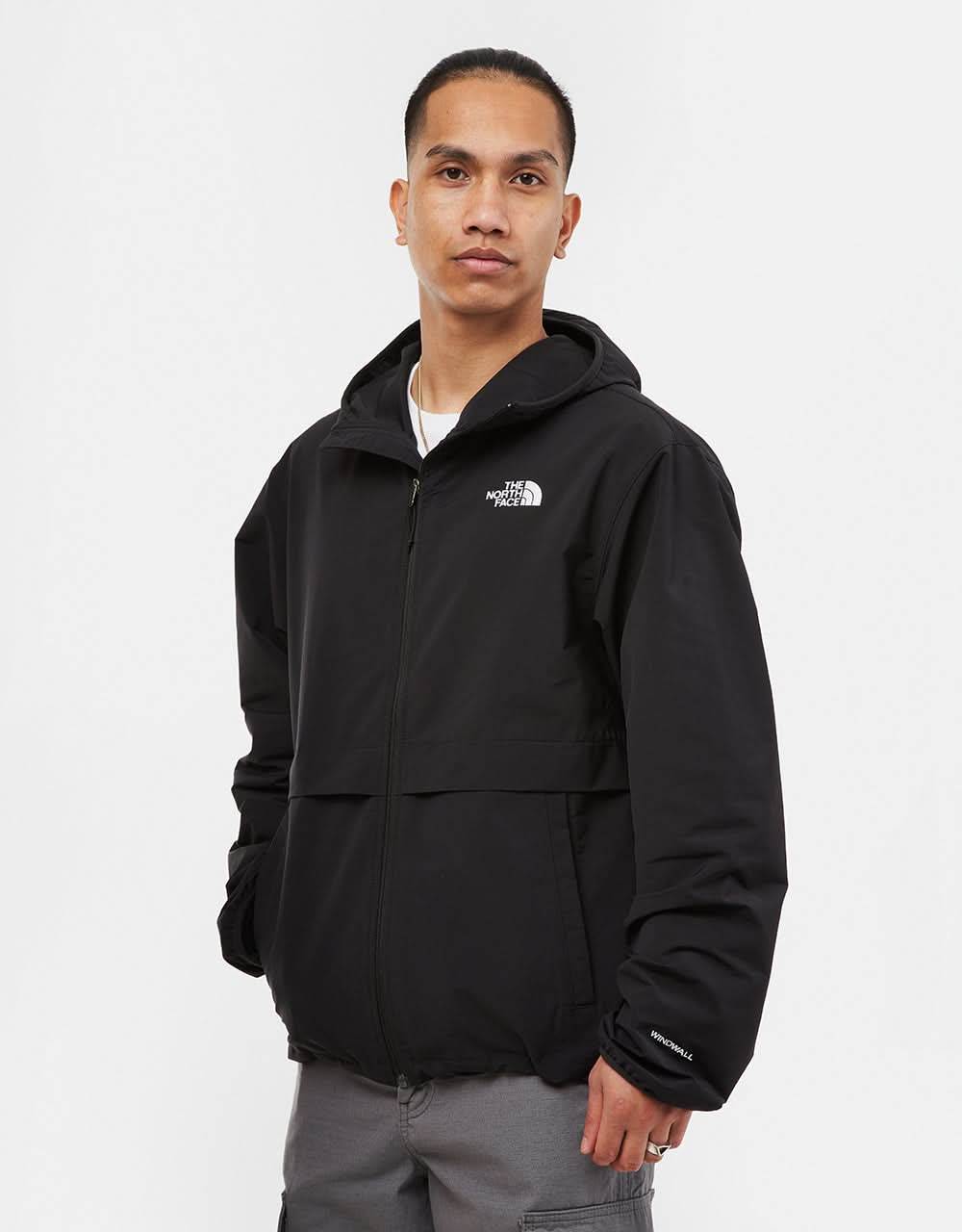 Giacca The North Face Easy Wind con cerniera intera - TNF nera