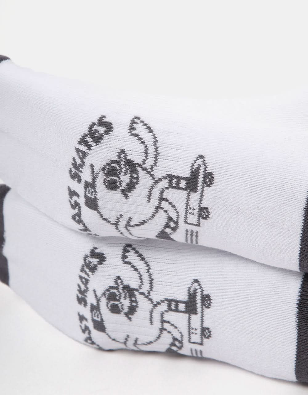 Chaussettes Mascotte Noires - Blanc