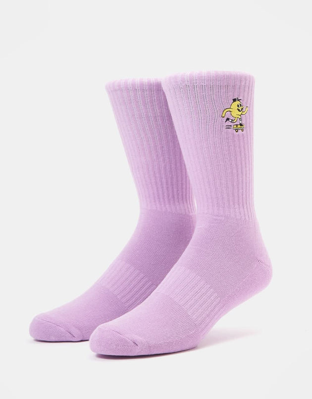 Blast Skates Embroidered Socks - Lilac