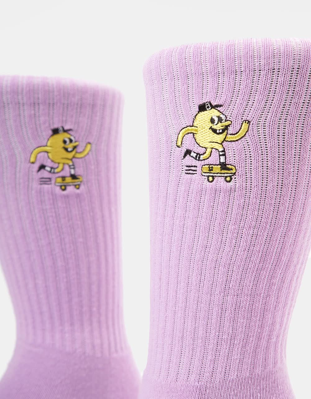 Blast Skates Embroidered Socks - Lilac