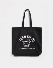 Borsa tote Carhartt WIP Stamp - nera/bianca