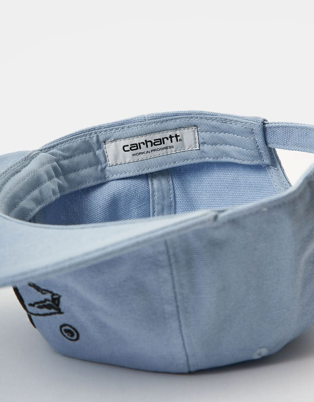 Carhartt WIP Stamp Cap - Misty Sky/Black