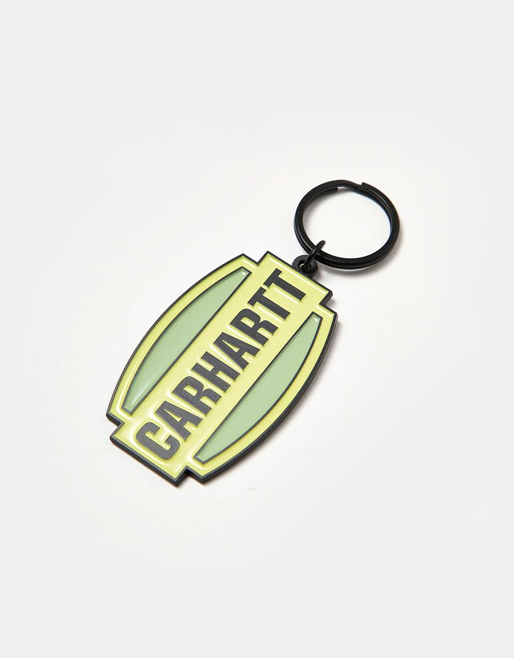 Carhartt WIP Press Script Keychain - Arctic Lime