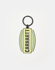 Porte-clés Carhartt WIP Press Script - Lime arctique