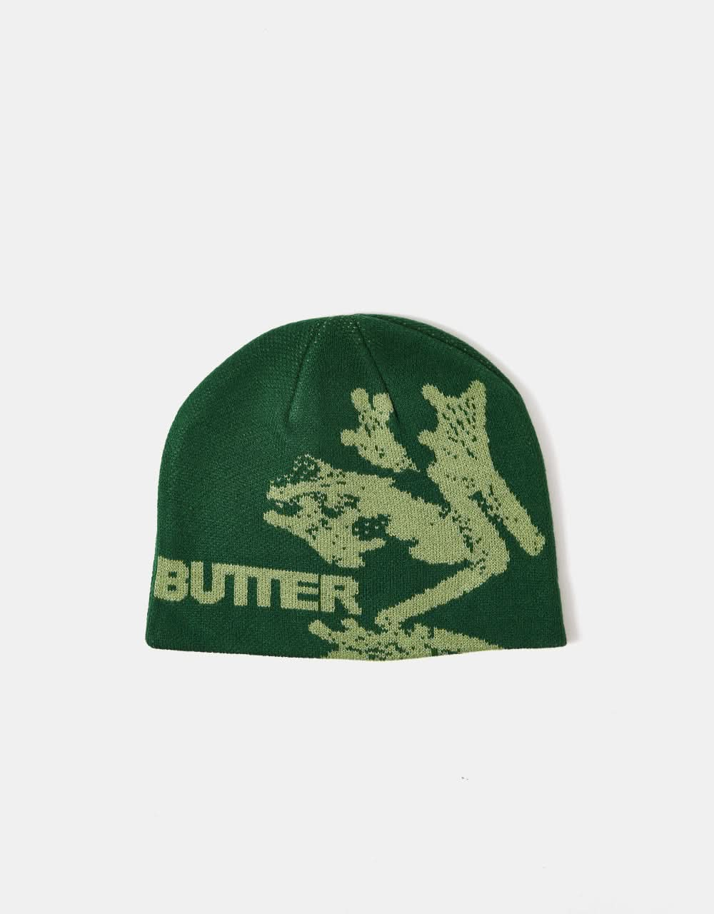 Butter Goods Amphibian Skull Beanie - Forest