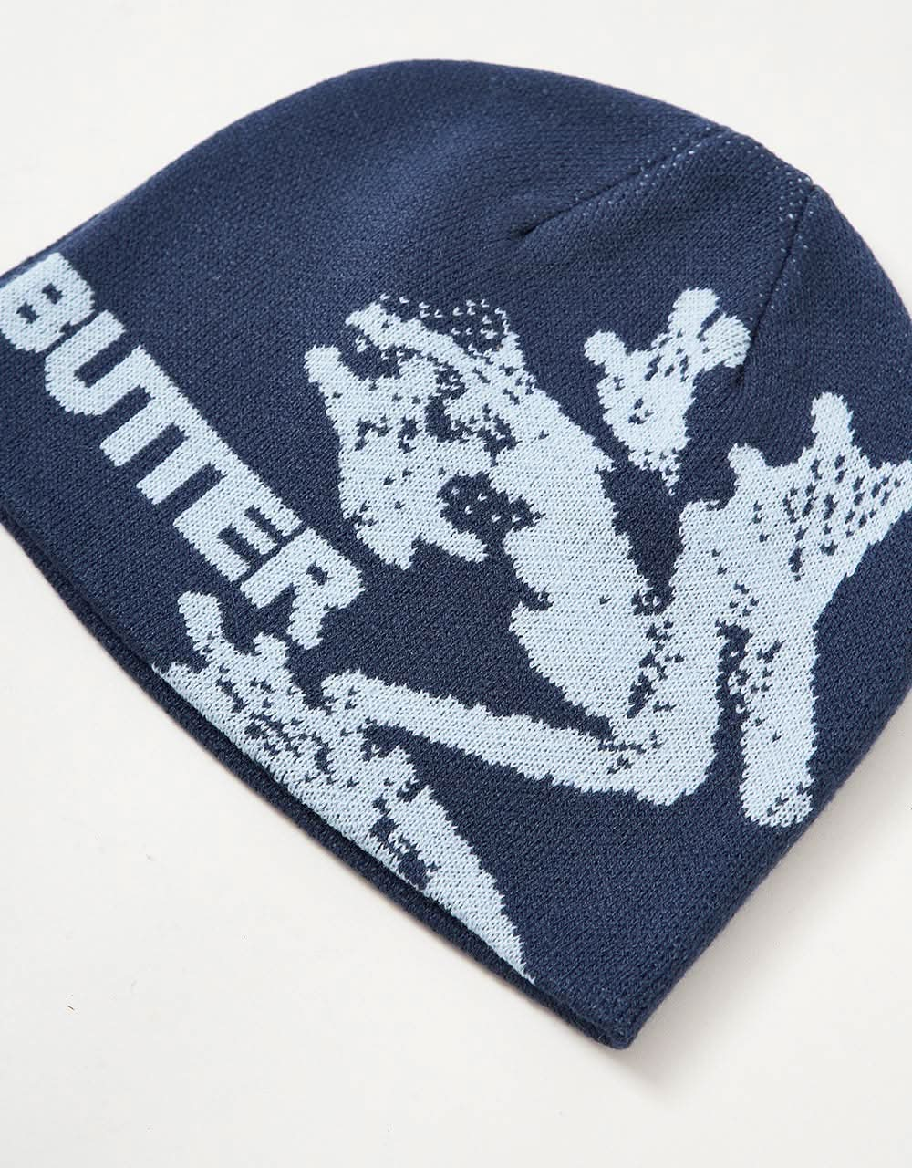 Berretto con teschio anfibio di Butter Goods - Blu marino